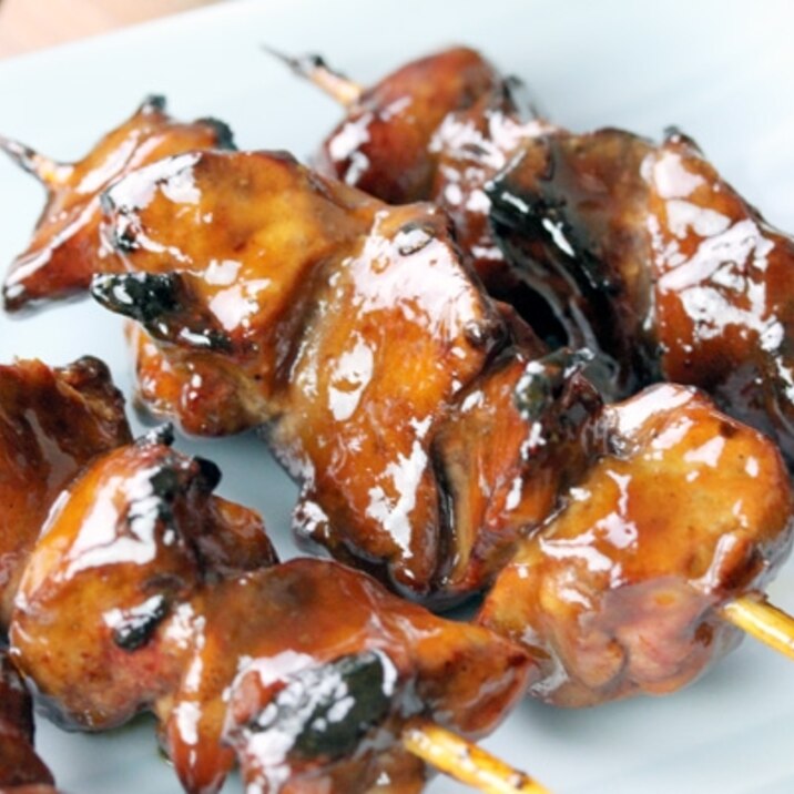 5分で簡単! 本格 鶏レバー焼き鳥★時短